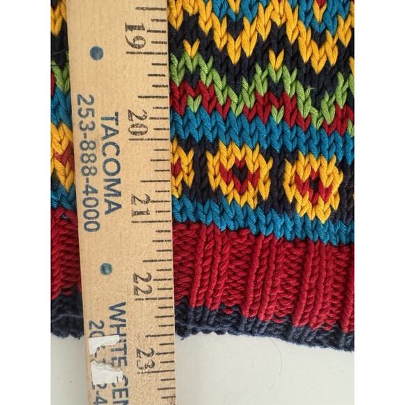 Hanna Andersson Womens Small Sweater Fair Isle Mock Neck Knitted Pullover EUC - Picture 11 of 14